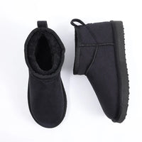 Luxury Winter Short Plush Snow Boots Cotton Shoes New Anti-suede Women Boots Casual Flat Nonslip Cotton Boots Mini Fur Boots - Buy online at  Vibe In Cart.