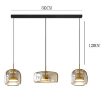 Assembly Required Dimmable Cord Pendant Lights for Living Room