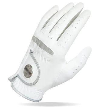 1pc Men Golf Glove Micro Soft Fabric Breathable Comfortable Fitting With Magnetic Marker Replaceable For Golfers White - Buy online at  Vibe In Cart.