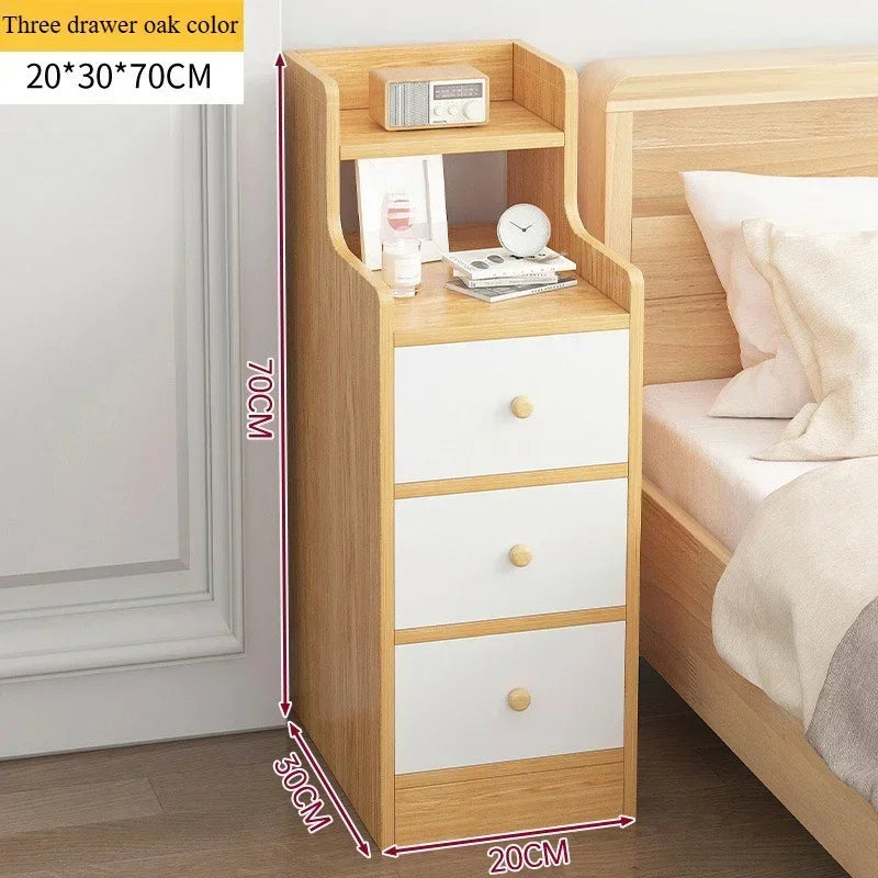 Bedside Table Bedroom Small-scale Simple Storage Rack High-capacity Modern Simple Storage Cabinet Multi Layer Storage Lockers - Buy online at  Vibe In Cart.