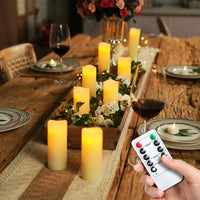 12-120PCS Wedding LED Candles Flickering Decor Flameless Candles Battery Operated with Remote Control Tealight Dinner Home Party - Buy online at  Vibe In Cart.