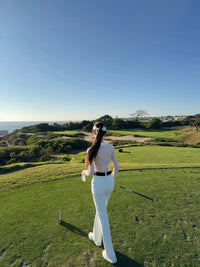 Women's High-Waisted Quick Dry Stretch Full Length Golf Pants