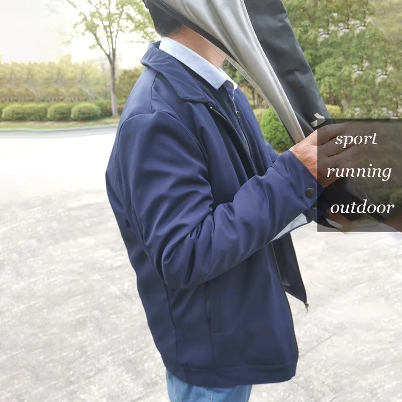 New Men's Winter Jacket Casual Fleece Lining Coats Windproof Casual Business Jackets Thick Warm Outdoor walking Outerwear Male - Buy online at  Vibe In Cart.