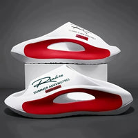 Lightweight EVA men's slide | Black and white cartoon design, exposed toes, comfortable all year round, casual indoor/outdoor us - Buy online at  Vibe In Cart.