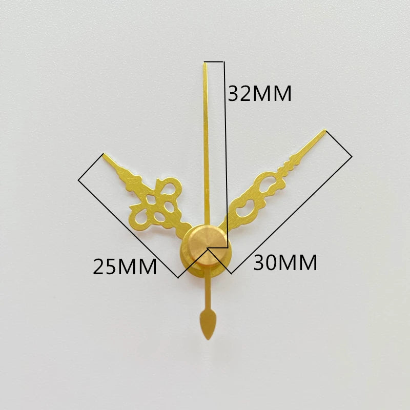Silent Quartz Battery Operated Clock Movement with Hands