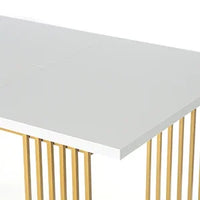 Tribesigns Modern Office Desk, 70.9" Wooden Computer Desk,Executive Desk with Gold Metal Legs, Large Workstation Home Office - Buy online at  Vibe In Cart.