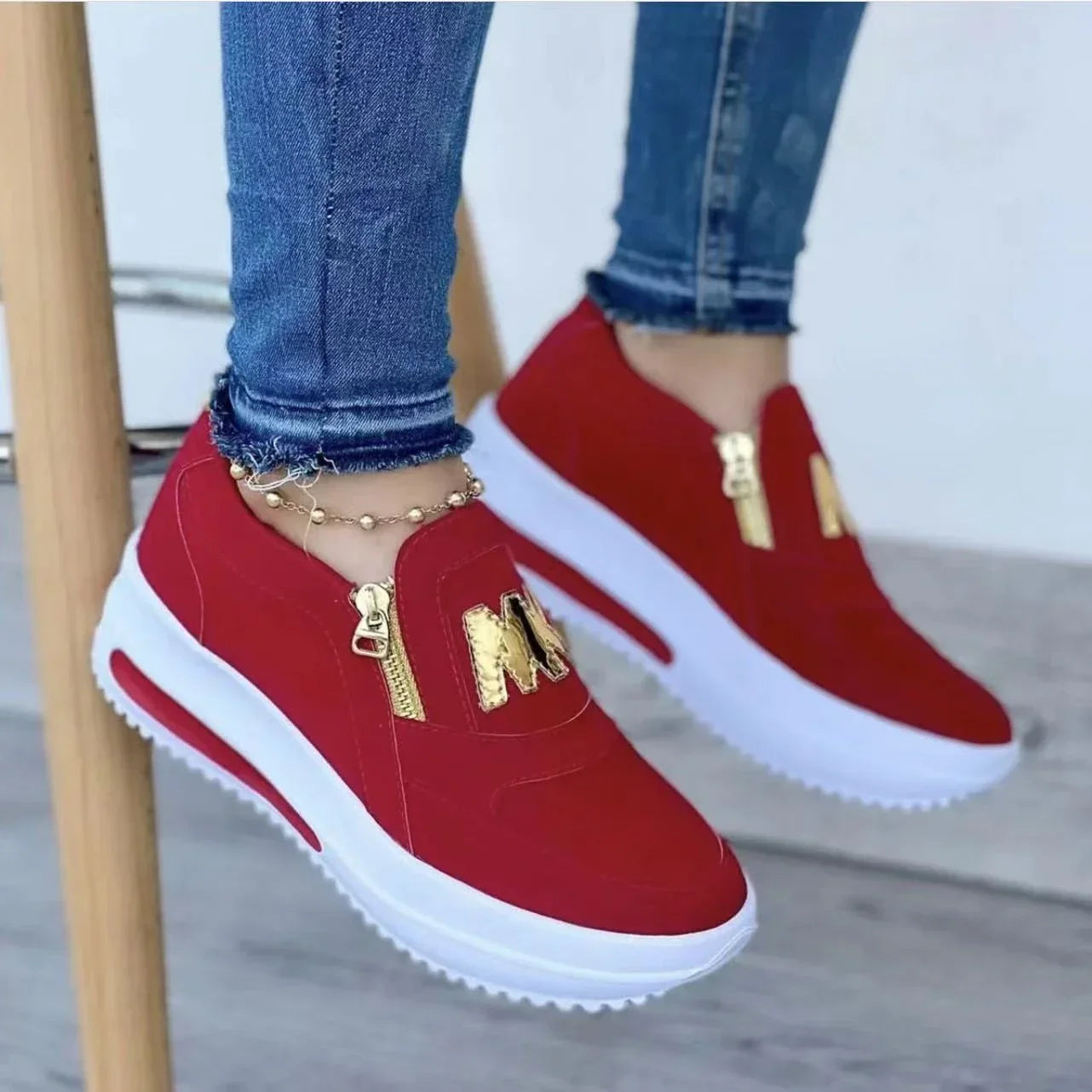 Women Platform Shoes Casual Slip on Shoes Fashion Loafers Ladies Sneakers Tennis Chaussure Femme Sneaker Woman - Buy online at  Vibe In Cart.
