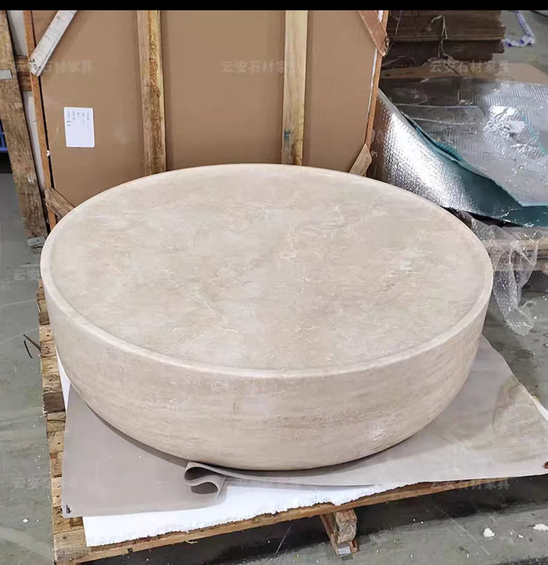 Modern Round Side Table Clear Japanese Industrial Simple Cute Space Saving Coffee Table Unique Mesas Bajas Living Room Furniture - Buy online at  Vibe In Cart.