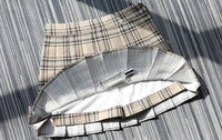 Plaid Half Length Skirt Women's A-line Short Skirt High Waist Girl Skirt Ropa Mujer Mini Skirts Clothes for Women