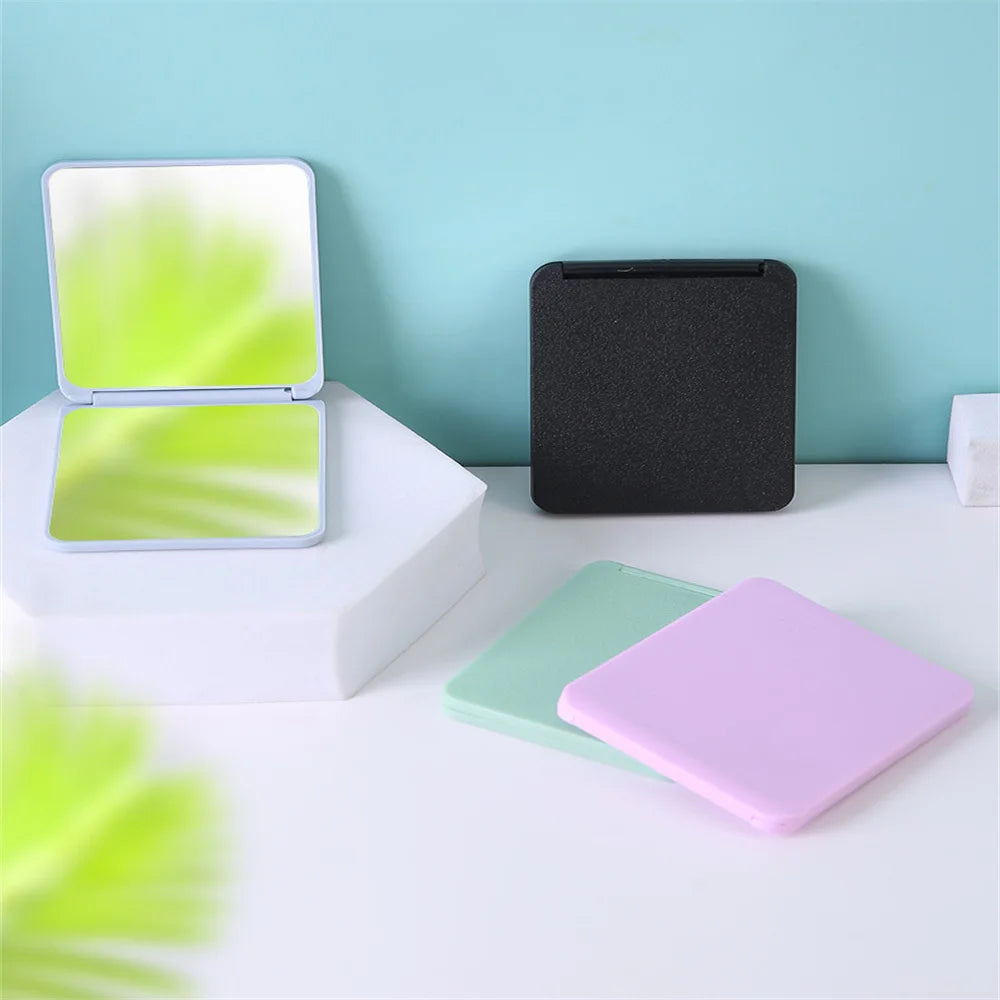 Foldable Makeup Mirror Portable Double-Sided Mirror Student Dormitory Desktop Small Gift Wholesale - Buy online at  Vibe In Cart.