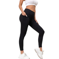 Gym cropped pants, high waisted fitness leggings, elastic  exercise yoga pants, casual shark pants for women - Buy online at  Vibe In Cart.