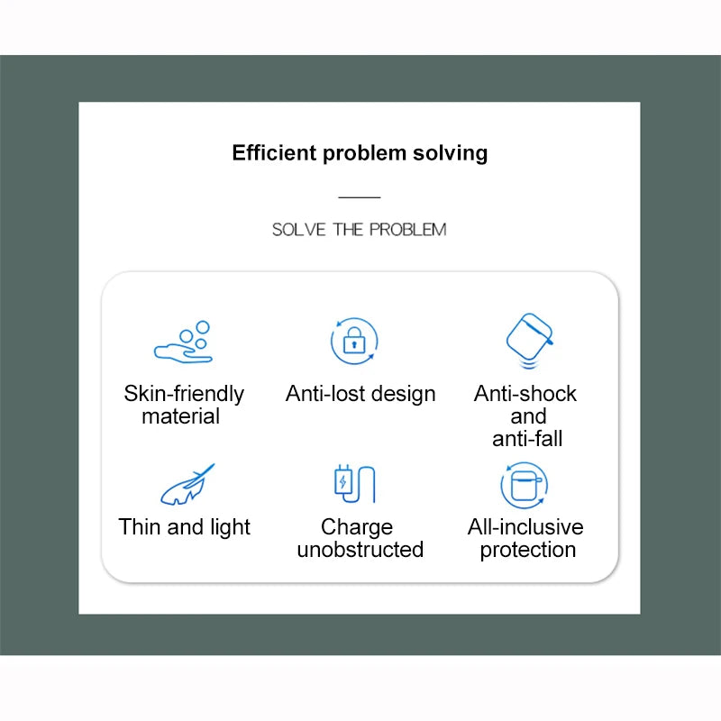 Protective Silicone Shockproof Earphone Cover Case