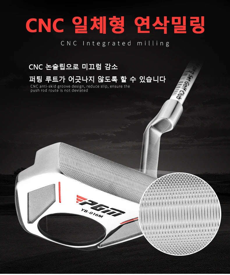 Men's Steel Shaft Golf Putter with Ball Pickup Function