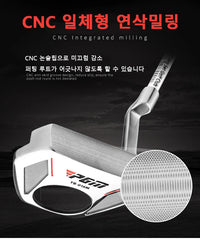 Men's Steel Shaft Golf Putter with Ball Pickup Function