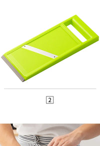 Multifunctionele Vegetable Cutter With Steel Blade Mandoline Slicer Potato Peeler Carrot Cheese Grater Kitchen Accessories Tools - Buy online at  Vibe In Cart.