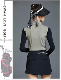 Love Golf Skirt Ladies Quick-Drying Slim Shorts Korea High Waist Golf Women's Skirts Irregular Leisure Skort Female Sports Wear