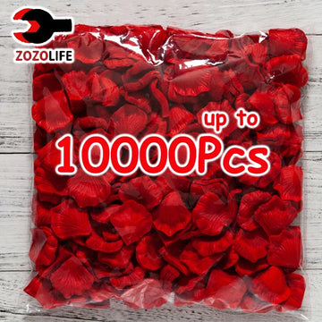 100-10000Pcs Top Colorful Artificial Fake Rose Petals Red White Gold Roses Petal Flowers Romantic Wedding Party Valentine Decor - Buy online at  Vibe In Cart.
