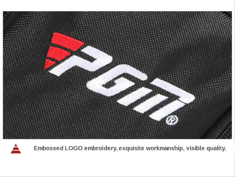 Portable Mini Nylon Golf Shoe Bag with Ball Holder