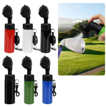 Golf Club Groove Cleaning Brush with Leakproof Water Reservoir and ABS Material