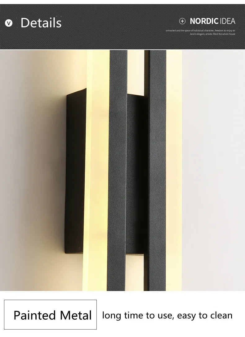 LED Bedroom Wall Lamp Wall Sconces Copper Line Pipe Acrylic Lampshade Indoor Lighting for Living Room Corridor Light Fixture - Buy online at  Vibe In Cart.