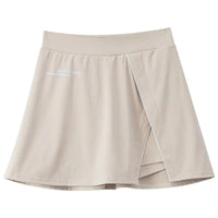 Aiithuug Side Split Golf Skirt with Build-in Shorts Tennis Skirt Short Running Workout Gym Pants Wide Waistband Tummy Control