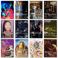 Rapper Album Cover Retro Poster Music Canvas Wall Art Print Mural Home Decor Music Lover Gift - Buy online at  Vibe In Cart.