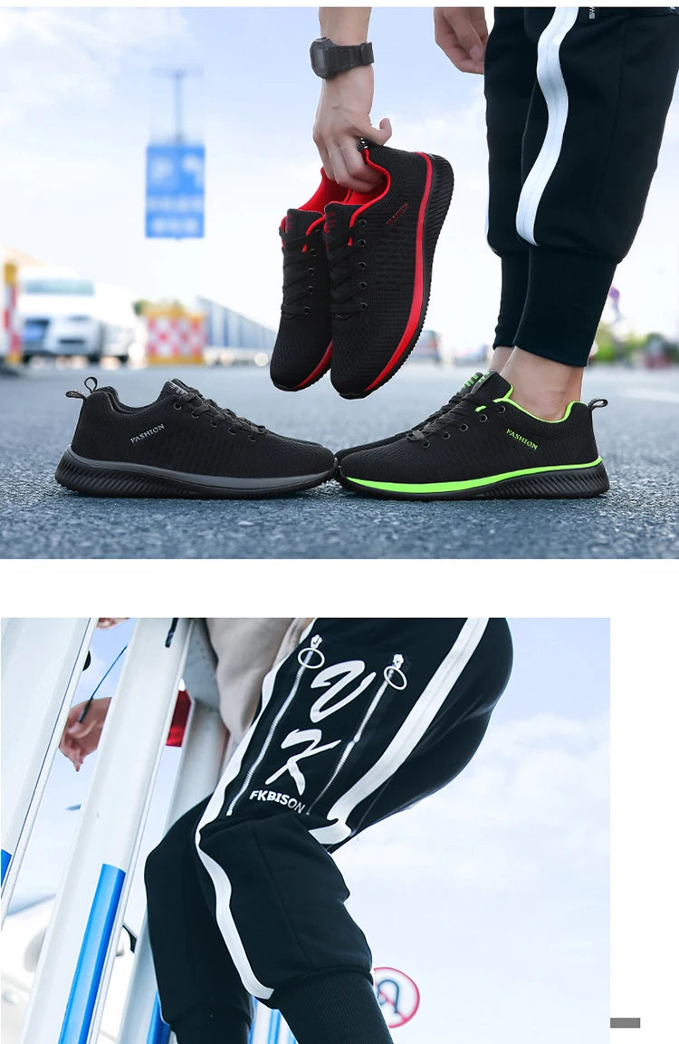 Men Running Shoes Breathable Light Comfortable Men's Casual Shoes Tenis Outdoor Slip On Walking Sneakers - Buy online at  Vibe In Cart.