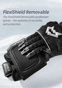 WVVOU Soccer Goalie Gloves for Adults and Youth, High Performance Goalkeeper Gloves with 5 Detachable Finger Saves - Buy online at  Vibe In Cart.