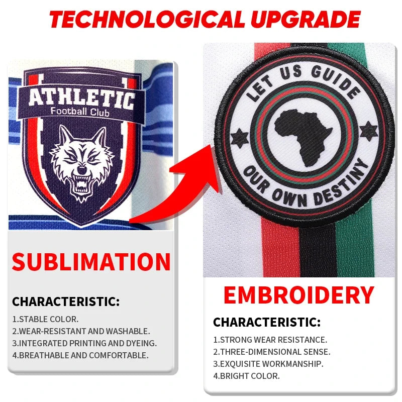 Personalized Sublimation Custom Plus Big Size Soccer Uniforms Football Jerseys Teams Stitched Mens Sets With Embroidered Logo - Buy online at  Vibe In Cart.