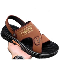 Hot Sale Men Sandals Casual Shoes Outdoor Walking Sandals for Men Beach Shoes Men Slippers Open Toe Flat Two Passes - Buy online at  Vibe In Cart.