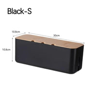 Plastic Cable Management Storage Box for Desk Wires