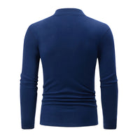 1/2piece Autumn And Winter Men's Semi High Neck Fashionable Base Long Sleeved Top Solid Color Casual Sports Fitness Warm T-shirt - Buy online at  Vibe In Cart.