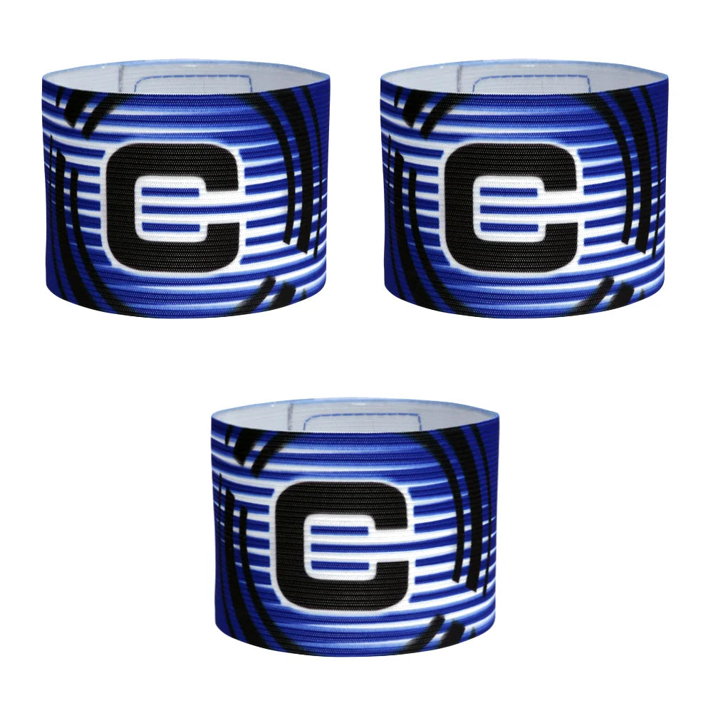 Adjustable Elastic Polyester Soccer Captain Armband for Training