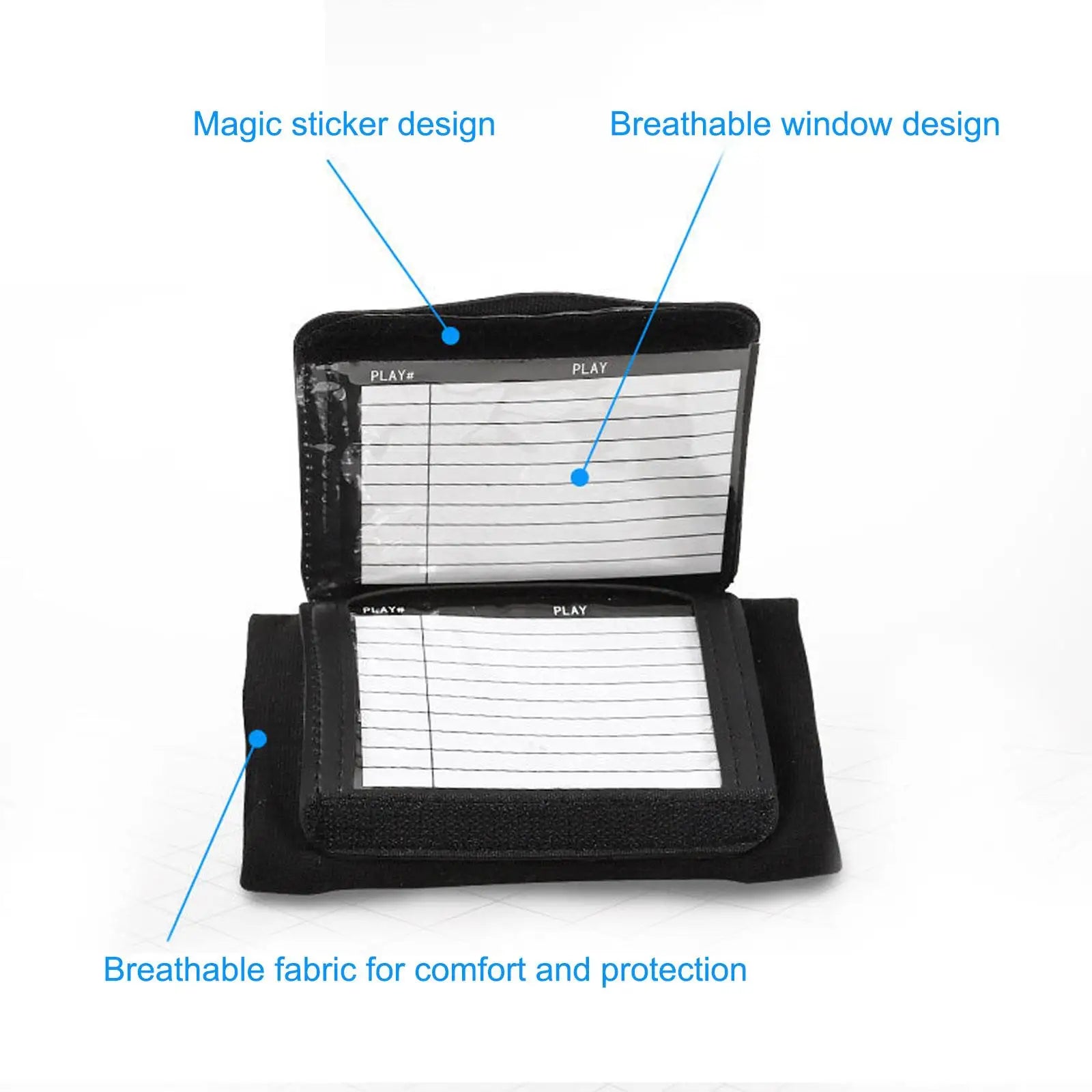 Football Play Wristbands Soccer Quarterback Triple Multi-Sport Insert Armband Wristband Softball Playbook J8J3 - Buy online at  Vibe In Cart.