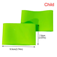 Silicone Shin Guard Straps for Soccer, Football and Sports, 1 Pair