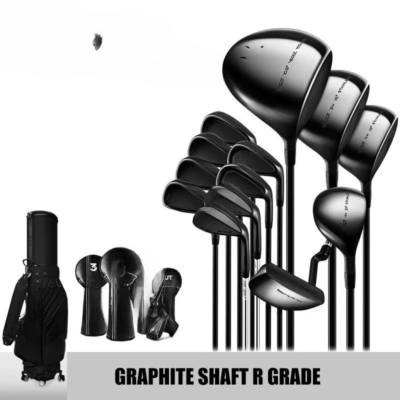 MTG062 Custom 13pcs Golf Club Complete Sets Black Full Golf Clubs Set for Men - Buy online at  Vibe In Cart.