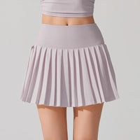 Women's Pleated Tennis Skort with Pockets High Waisted Lightweight