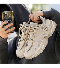 Men's Shoe Breathable Thick Soled Casual Sneakers Outdoor Running Four Seasons New Tennis Men Soft Soles Comfort Male Sneakers - Buy online at  Vibe In Cart.