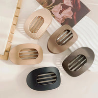 PC Hair Claw Clip for Women New Design Leopard Matte Curved Flat Styling Barrettes Acrylic Lying Down Hair Accessories - Buy online at  Vibe In Cart.