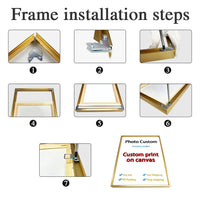 YWDECOR Custom Big Size Painting Canvas HD Print Your Picture Personalized Wall Art Poster Photo for Living Room Home Decor Gift - Buy online at  Vibe In Cart.