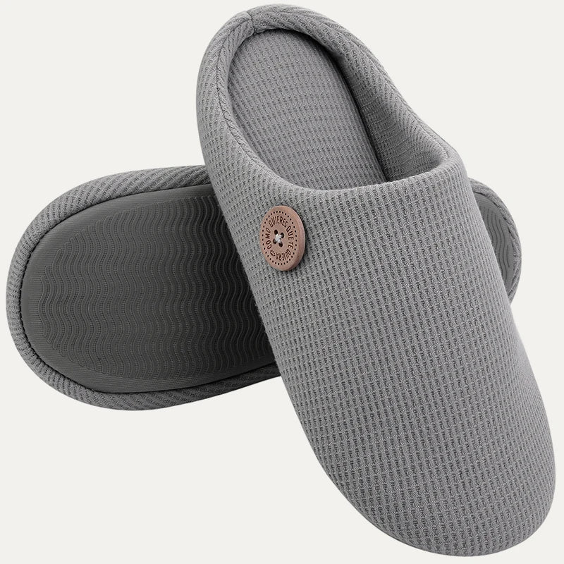 Smile Pop Men Flat Slippers Indoor Cozy Home Men Slippers Winter Casual Slippers Soft Antiskid Slippers Outdoor Fashion Shoes - Buy online at  Vibe In Cart.