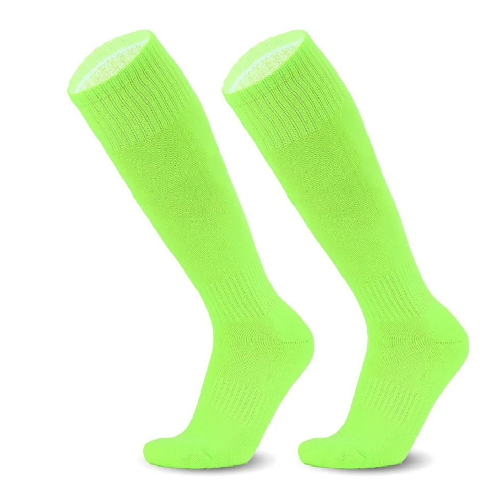 Loogdeel Football Sports Socks Long Knee Cotton Solid Color Kids Legging Stockings Soccer Baseball Ankle Adults Children Socks - Buy online at  Vibe In Cart.