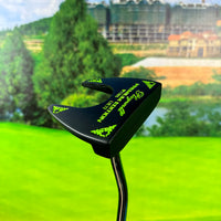 Right Handed Standing Golf Putter with Low Center of Gravity and Steel Shaft