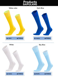 Loogdeel Football Soccer Socks Breathable Sports Rugby Stockings Over Knee High Volleyball Baseball Kids Adults Long Socks - Buy online at  Vibe In Cart.