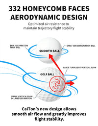 Soft Rainbow Golf Balls for Practice, 3 or 6 Pack
