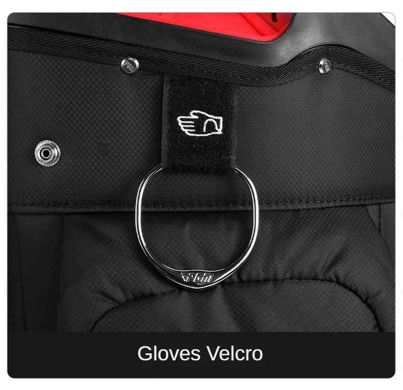 Travel Golf Bag with Fixed Club Holder, Nylon Material