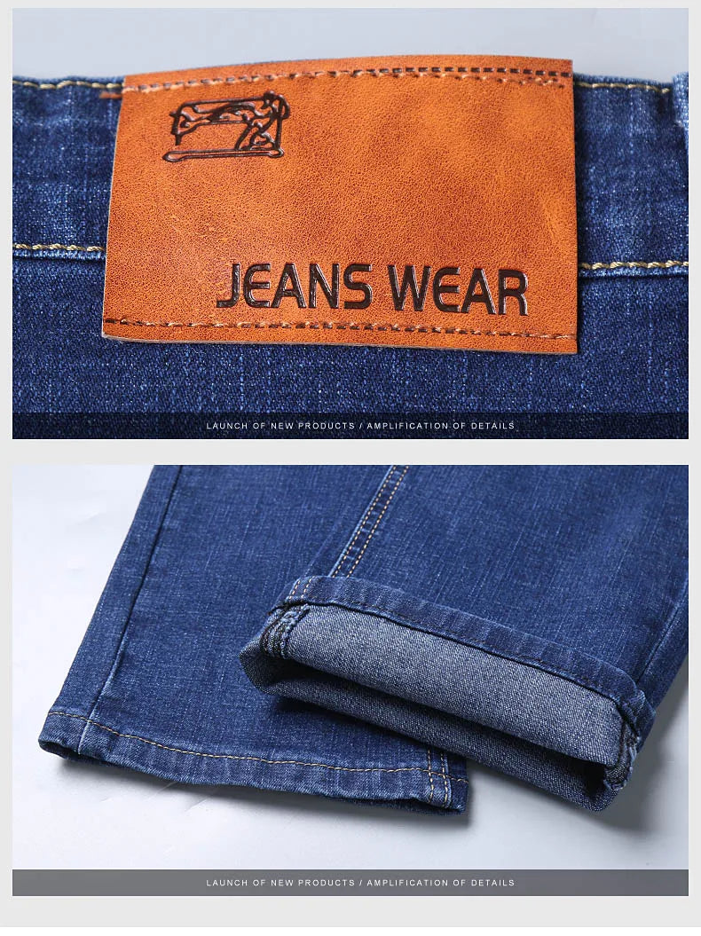 Men's Regular Fit Stretch Casual Pants with Plaid Fabric