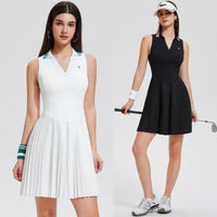 New sports dresses women tennis dress polo lapel fitness dress outdoor badminton golf Quick-drying and breathable Sports dress - Buy online at  Vibe In Cart.