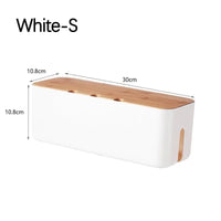 Plastic Cable Management Storage Box for Desk Wires