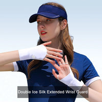Women Protector Golf Gloves Cool Breathable Half Finger Glove Ice Silk Hollow Palm Elastic for Outdoor Practice - Buy online at  Vibe In Cart.